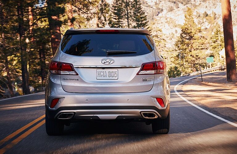 back of 2017 Hyundai Santa Fe