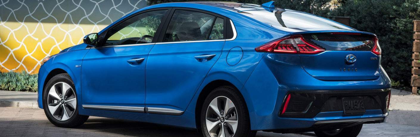 blue 2017 Hyundai Ioniq Plug-in Hybrid
