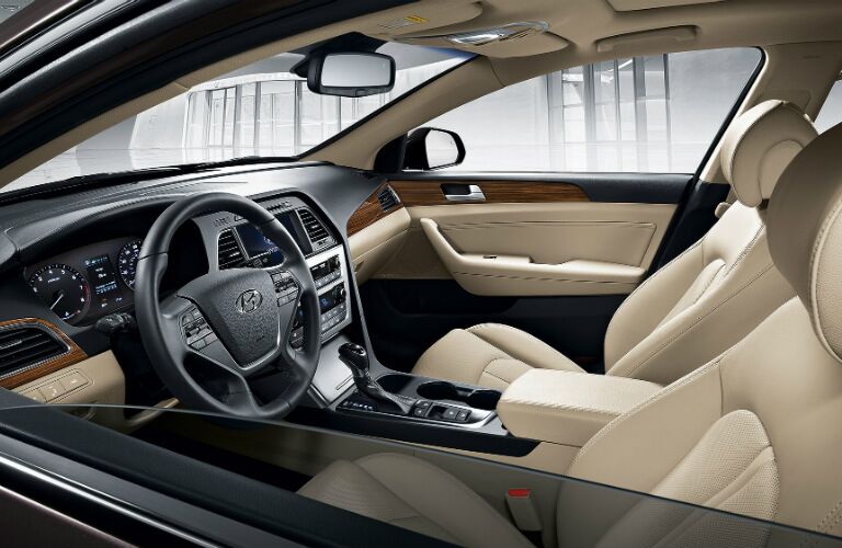 interior of the 2017 Hyundai Sonata