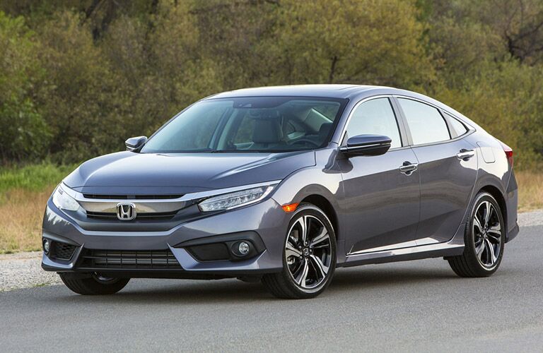 2017 Honda Civic sedan on the road