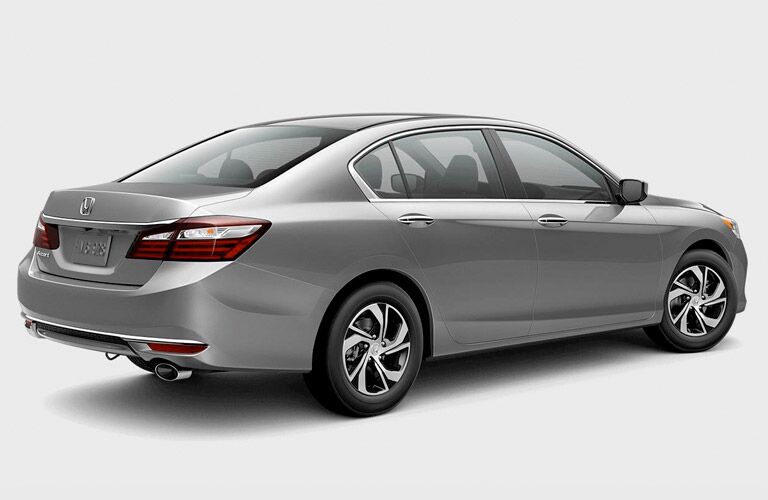 rearview of the 2017 Honda Accord LX