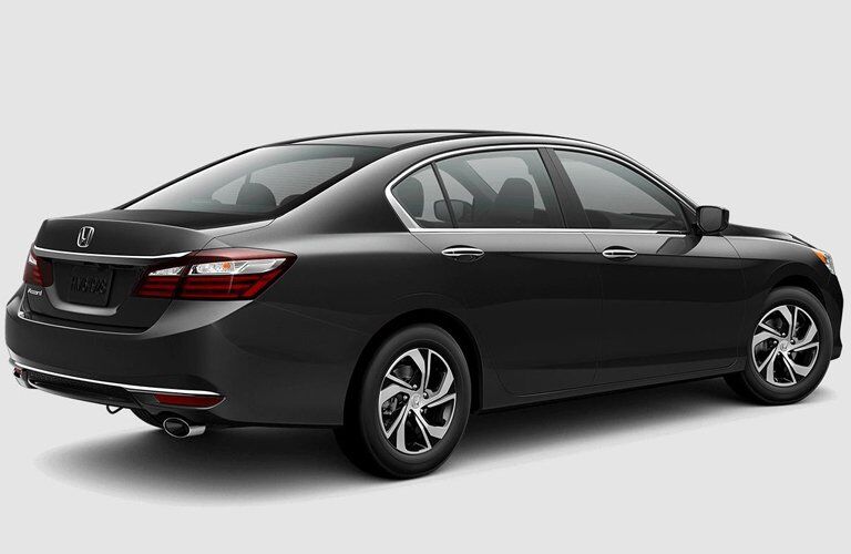 rear view of the 2017 Honda Accord LX sedan