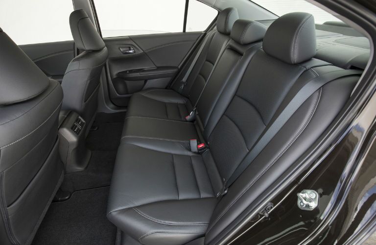 rear seats of the 2017 Honda Accord