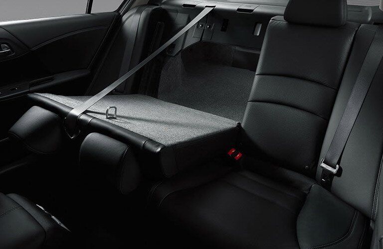 rear seats and cargo area of the 2017 Honda Accord Sport sedan