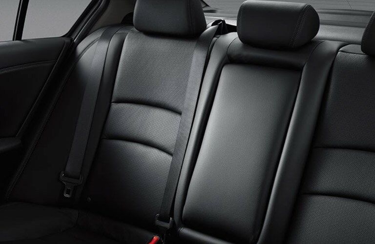 black upholstered rear seats of the 2017 Honda Accord Touring Sedan