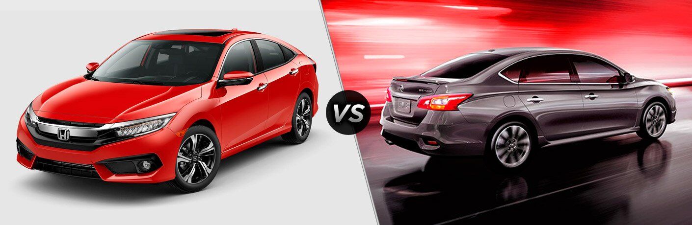 2017 Honda Civic vs 2017 Nissan Sentra