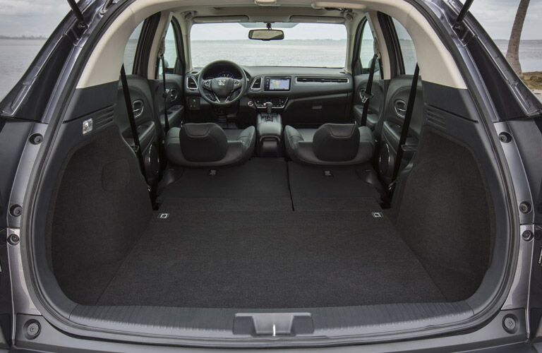 rear cargo area of the 2017 Honda HR-V