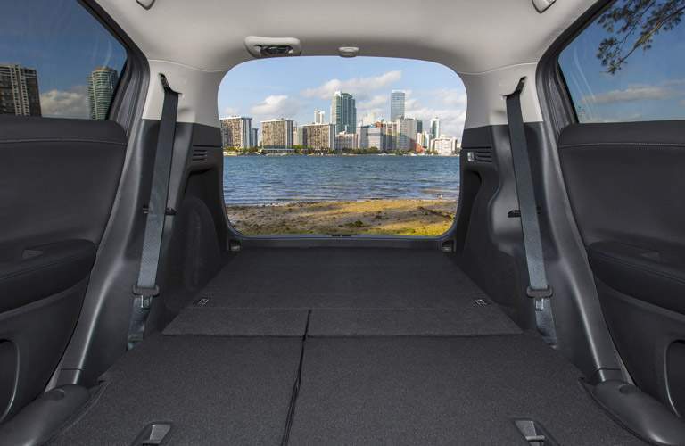 rear cargo area of the 2017 Honda HR-V