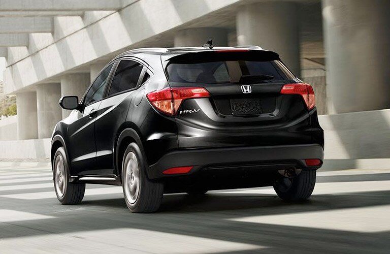 rear view of the 2017 Honda HR-V EX-L Navi hatchback