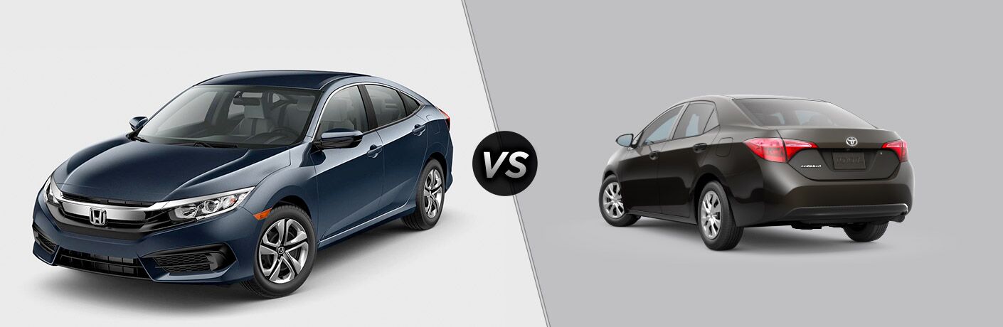 2017 Honda Civic vs 2017 Toyota Corolla