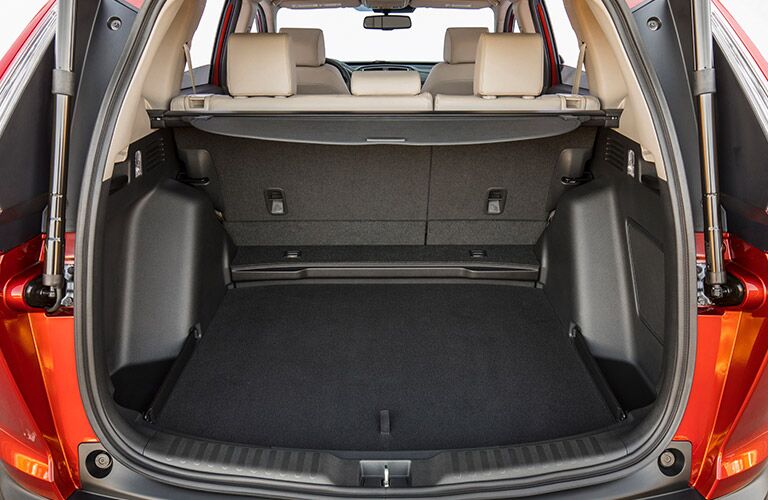 spacious cargo area of the 2017 Honda CR-V LX