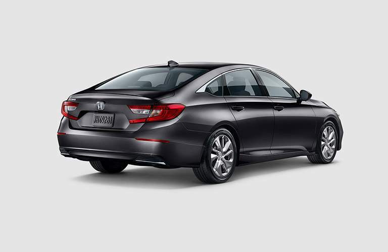 rear view illustration of a gray 2018 Honda Accord