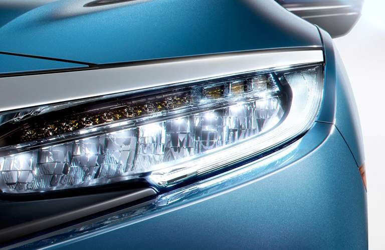 2018 Honda Civic LX Sedan headlight close-up