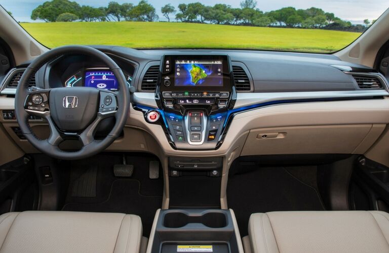 2019 Honda Odyssey dashboard view