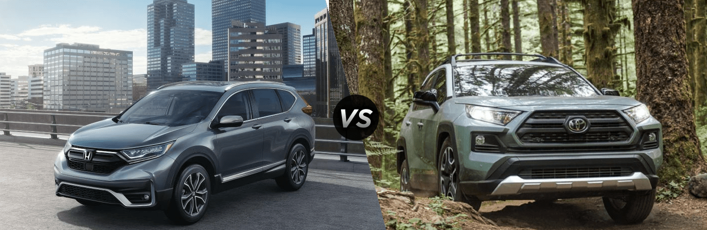 The 2022 Honda CR V Vs. the 2021 Toyota RAV4