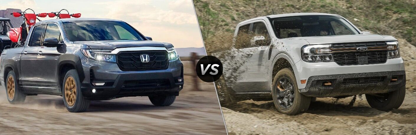 Ford Maverick and Honda Ridgeline interior space comparison
