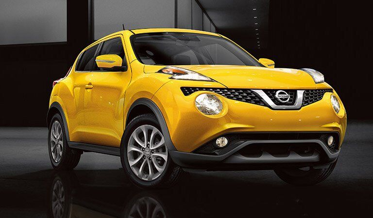 yellow 2017 Nissan Juke exterior front