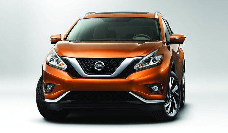 orange 2017 Nissan Murano exterior front