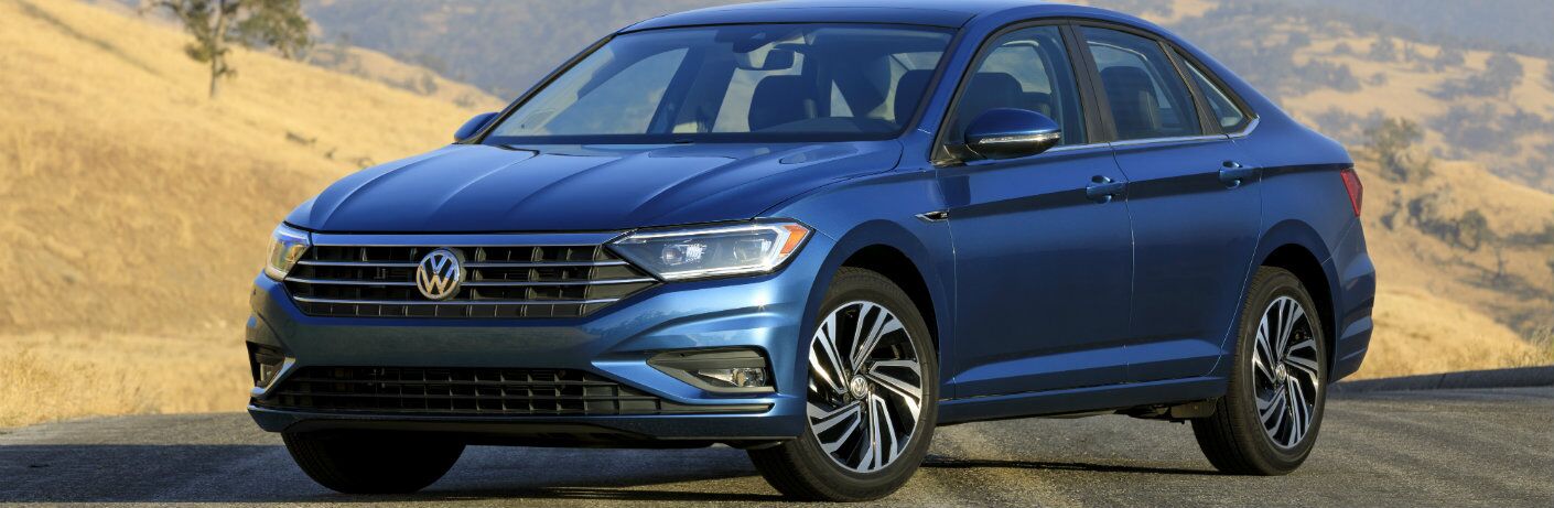 Front end of the 2019 Volkswagen Jetta
