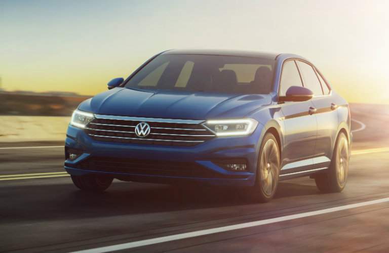 2019 Volkswagen Jetta front exterior on road
