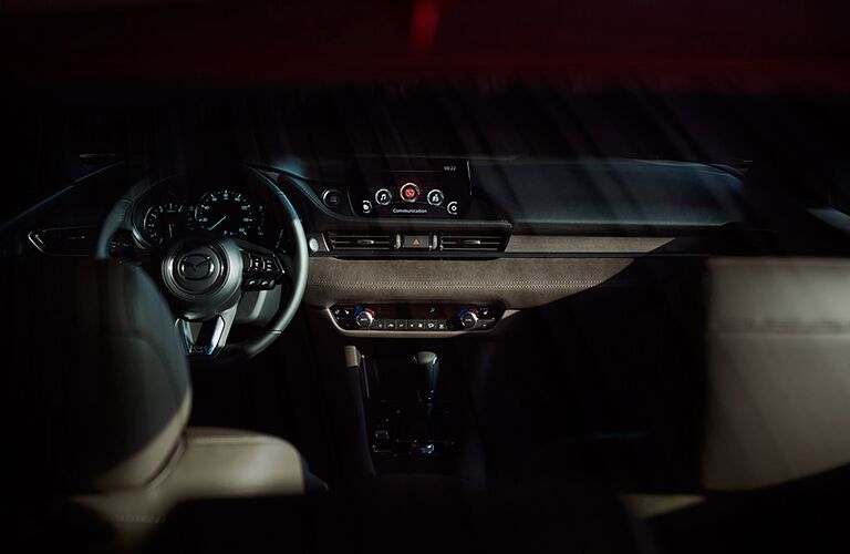 View of Dashboard in 2018 Mazda6