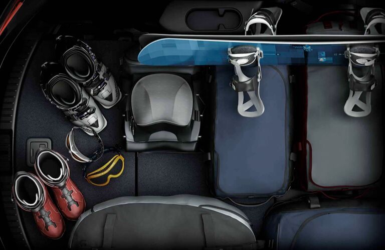 A photo of some of the cargo space in the 2019 Mazda CX-9.