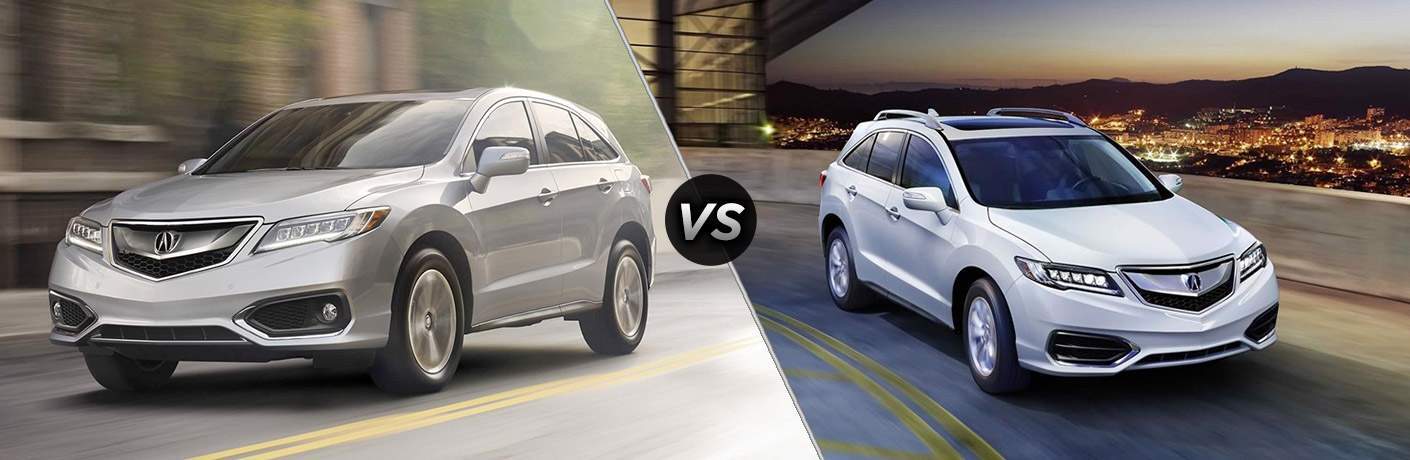 2018 Acura Rdx Vs 2017