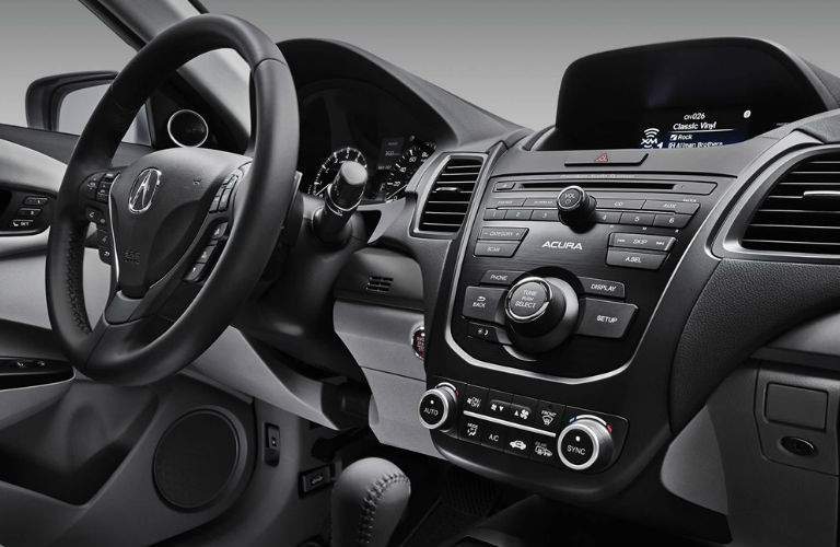 2018 Acura RDX dash and steering wheel