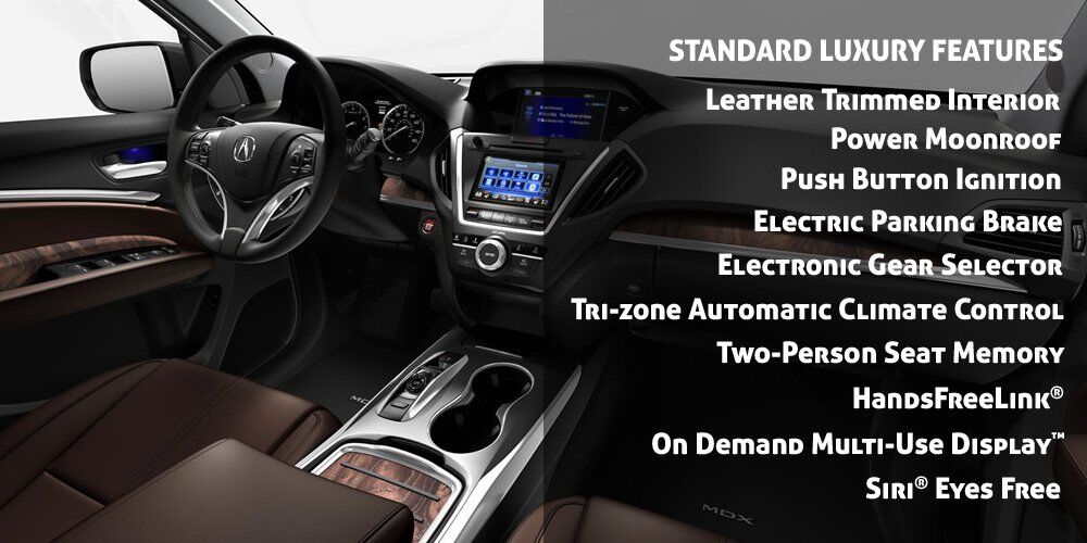HomeLink® Bluetooth® HandsFreeLink® On Demand Multi-Use Display™ Multi-Information Display Siri Eyes Free technolog