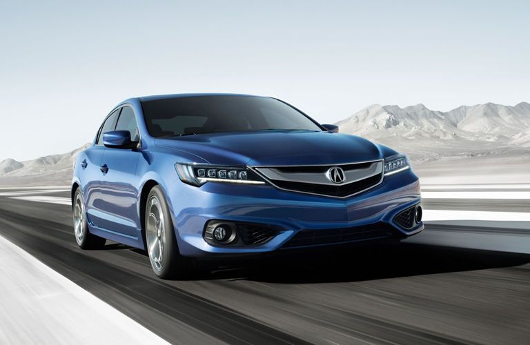 Blue Acura ILX