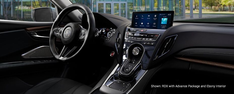 Shown: RDX with Advance Package and Ebony Interior