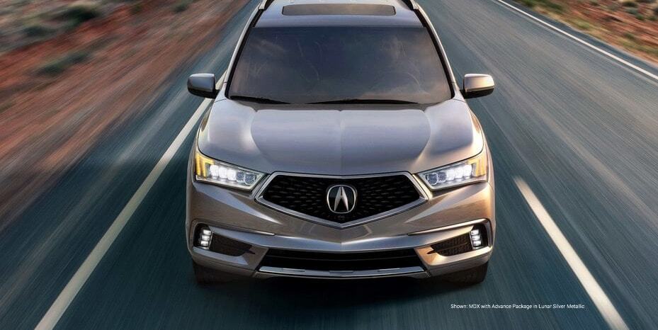 Shown: MDX with Advance Package in Lunar Silver Metallic