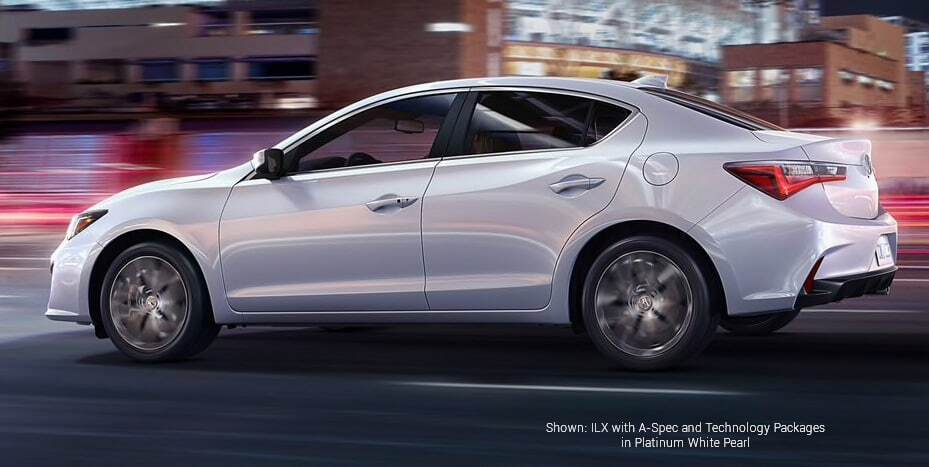 Shown: ILX with A-Spec and Technology Packages in Platinum White Pearl