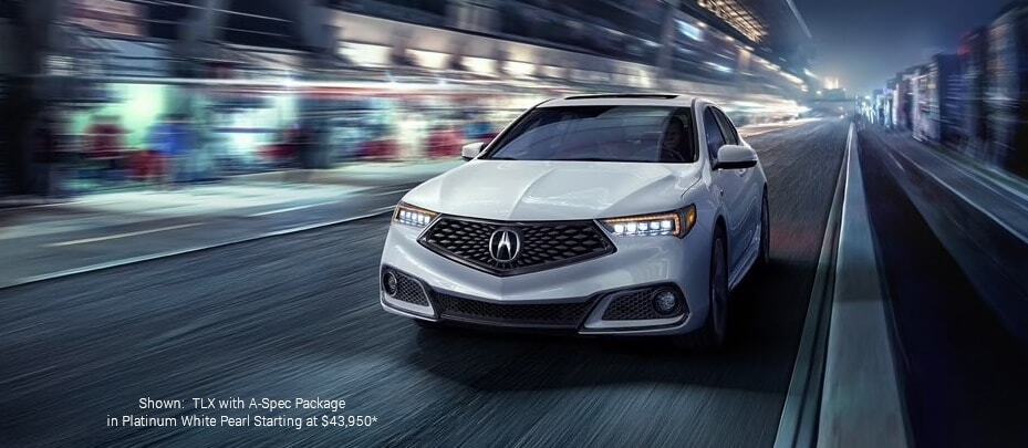 TLX with A-Spec Packages Platinum white Pearl