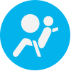 Light Blue Safety Icon