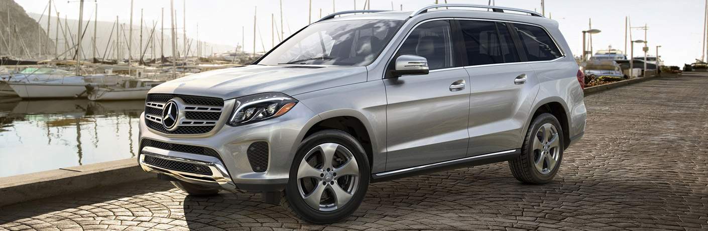 2018 Mercedes-Benz GLS Parked Near a Boat Dock