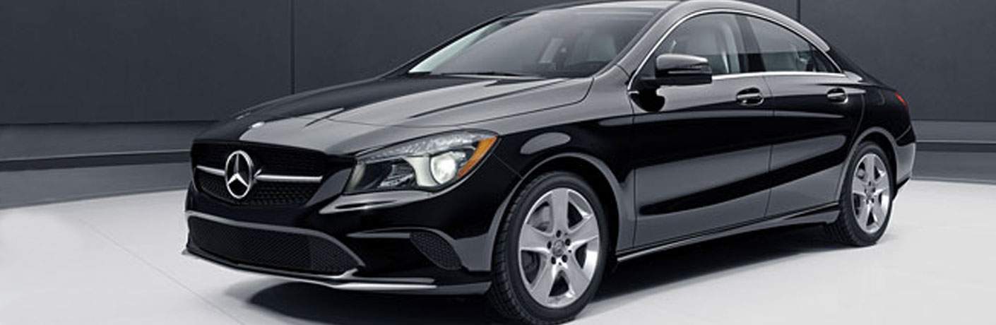 2018 Mercedes-Benz CLA Parked in White Showroom