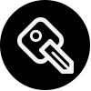 Black Key Icon