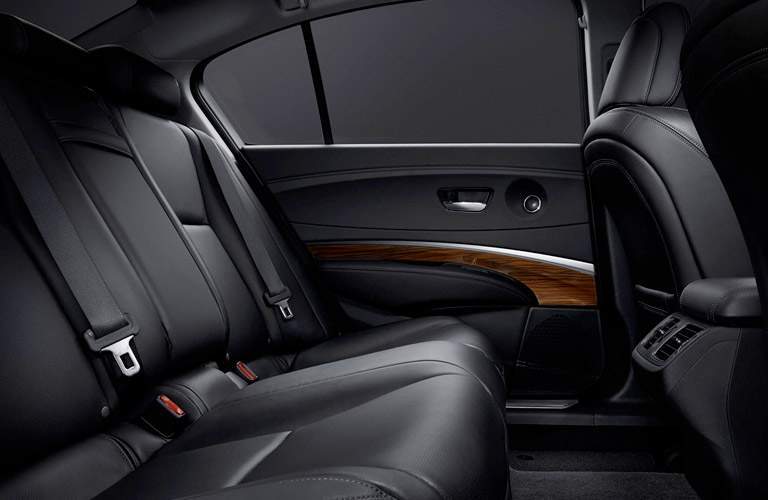 2017 Acura RLX seating in back