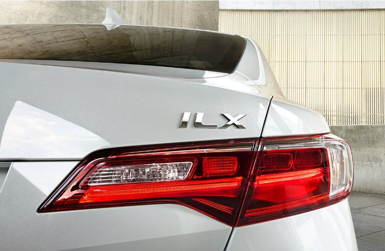 Close up of the 2017 Acura ILX's brake light