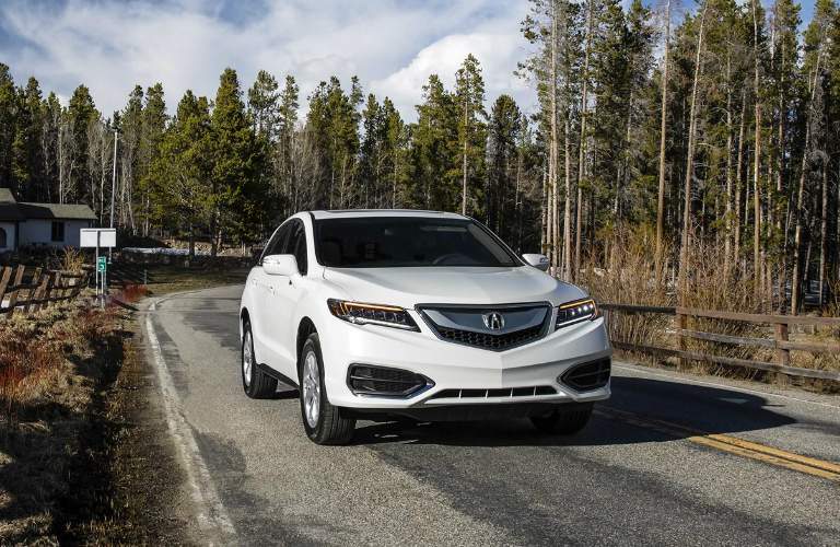 2018 Acura RDX front view in white