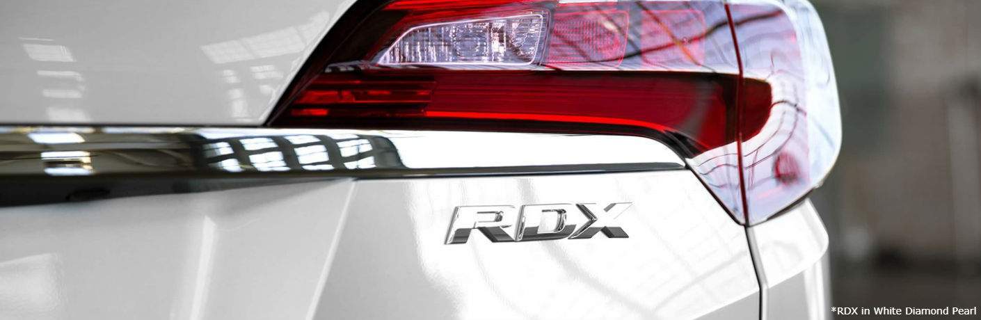 Rear view of new RDX model