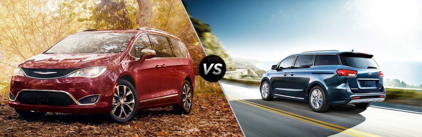 2018 Chrysler Pacifica Vs 2018 Kia Sedona