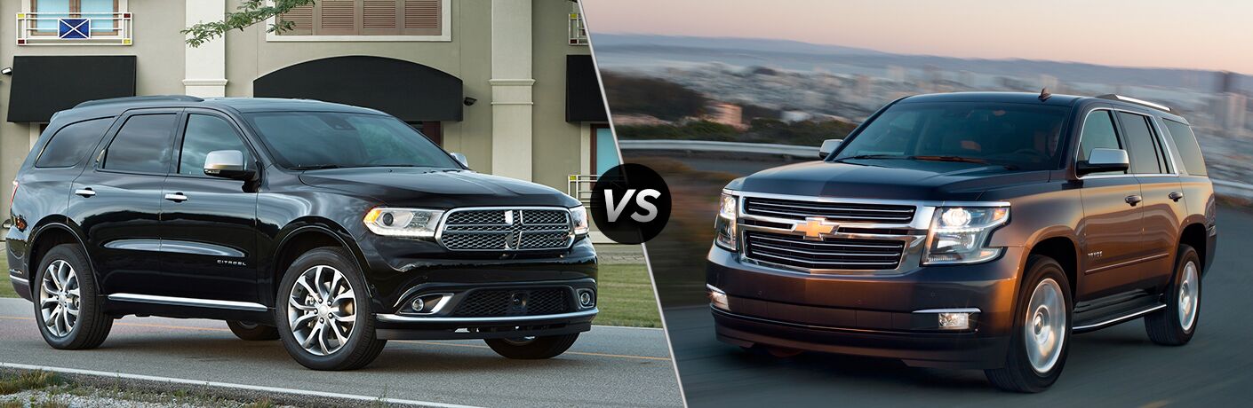 2018 Dodge Durango Vs 2018 Chevrolet Tahoe