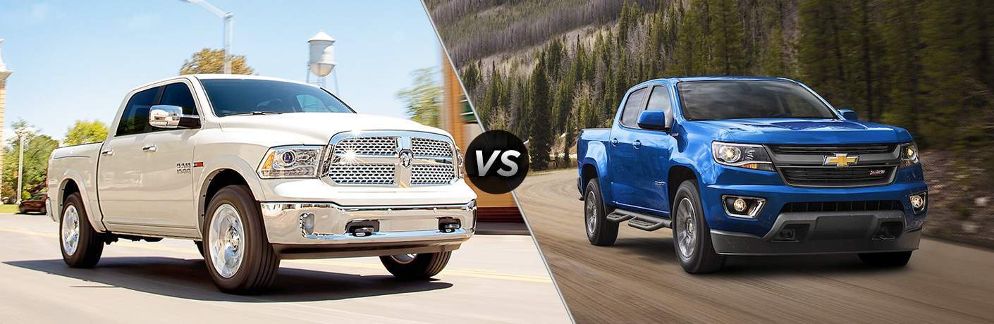 2018 Ram 1500 Vs 2018 Chevy Colorado Ram Truck Comparison