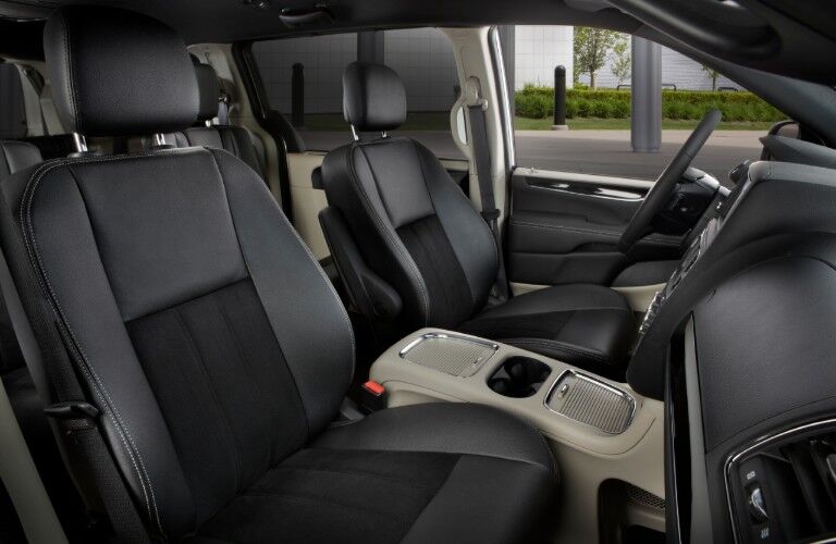 Front two seats of 2020 Dodge Grand Caravan