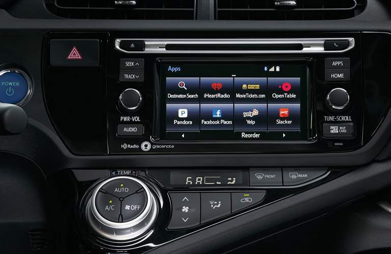 2017 Prius c Info Display