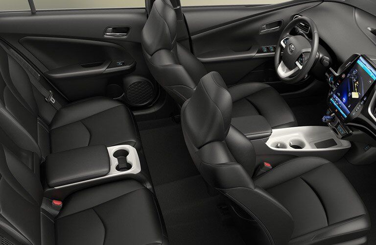 2017 Toyota Prius Black Seating Trim