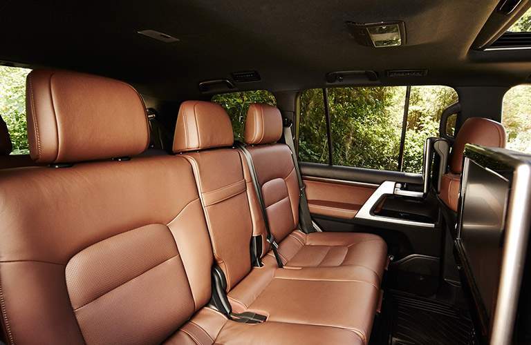 2018 Toyota Land Cruiser rear seats