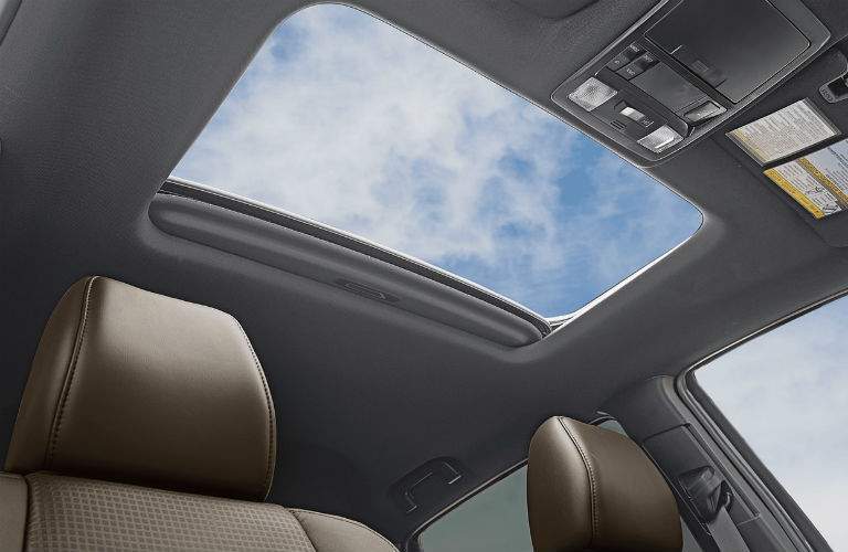 2018 Toyota Tacoma moon roof view.